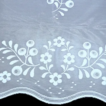 Záclona Uršula obšití okrajů a našití stužky 140