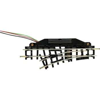 Modelová železnice H0e - výhybka elektrická levá 24°