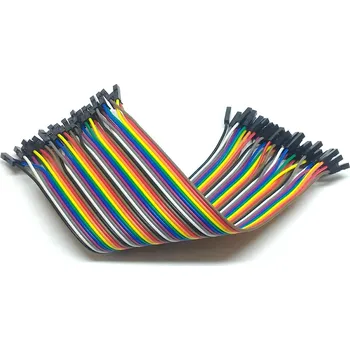 Elektronická stavebnice Dupont vodiče s konektory 20cm dupont: F-F