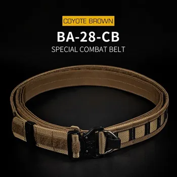 Sportovní střelba Wosport Střelecký opasek Special Ops s Molle vazbou - Coyote