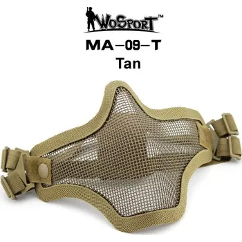 Wosport Síťovaná ochranná maska V1, písková