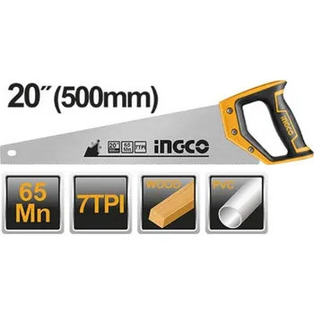 Ruční pilka Pilka na dřevo ocasní 500 mm INGCO KLC
