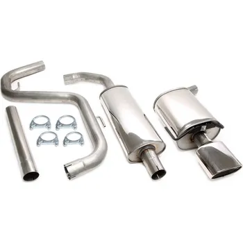 Autodíl TA Technix sportovní nerezový catback výfuk Saab 9-3 (od 03) včetně Aero (03-05) typ YS3F, kromě 4x4, nádrž 61L, 1x ovál 85 x 150 mm rovná nerezová koncovka s pertlem