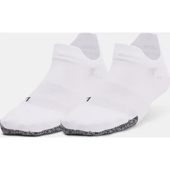 Dámské ponožky Under Armour Ponožky UA Breathe 2 No Show Tab 2pk-WHT - Dámské Under Armour bílá 1832164