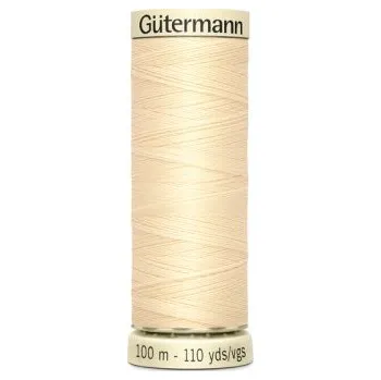 Nit Univerzální šicí nit Gütermann v barvě vanilky 610