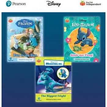 Cizí jazyk Pearson Bug Club Disney Reception Pack B, including decodable phonics readers for phases 2 and 3; Frozen: Fun in the Sun, Lilo and Stitch: Grab that F - Baker, Catherine