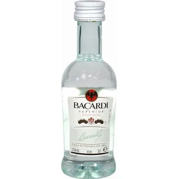 Rum Bacardí Bacardi Carta Blanca 40 % 0,05 l