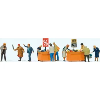 Modelová železnice H0 - výprodej10 figurek