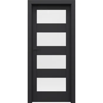 Interiérové dveře PORTADOORS interiérové dveře PORTA VERTE HOME černý model L.4