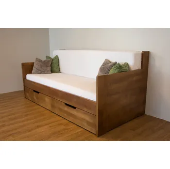 Postel GABI DUO C Rustikal 180 x 200 cm buk