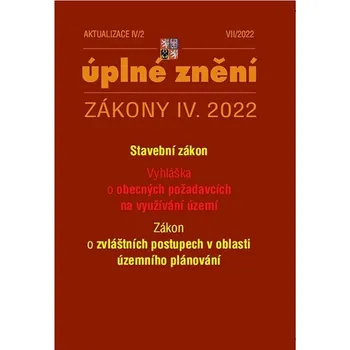 Aktualizace IV/2 2022: stavební zákon, územní plánování - Poradce (2022, brožovaná)