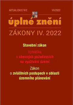 Aktualizace IV/2 2022: stavební zákon, územní plánování - Poradce (2022, brožovaná)