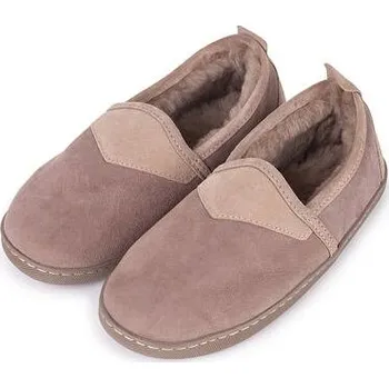 Dámská zimní obuv Vlnka Dámské kožené bačkory s ovčí vlnou Daniela béžová velikost obuv dospělí 36