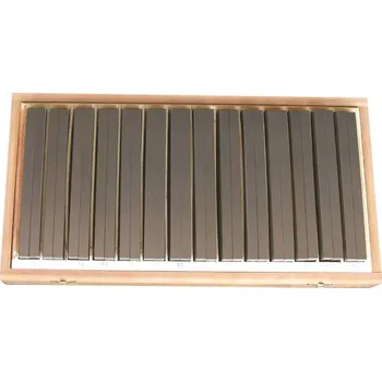 Sada 9 párů párových podložek 4 mm, délka 100 mm