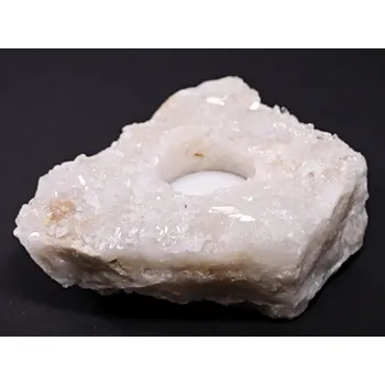 Svícen Magieprirody.cz Křišťál drúza svícen 1.020 kg - svícen na svíčku přírodní #116