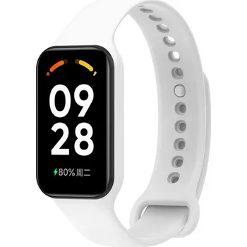 Příslušenství k chytrým hodinkám eses Silikonový řemínek pro Redmi Smart Band 2 GL a Smart Band 8 Active - Bílý