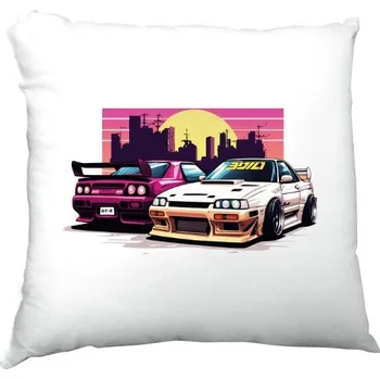 Pánské oblečení Polštář saténový s potiskem Skyline