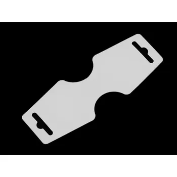 Karta na zavěšení zboží 55x150 mm papírová, barva 2 bílá