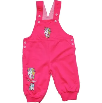 Tepláky s laclem KUGO JEDNOROŽEC 7732 růžové vel. 68, 74, 92