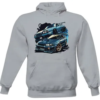 Pánská mikina Pánská mikina s kapucí s potiskem GT-R pánské