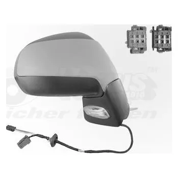 Auto zrcátko Vnější zpětné zrcátko VAN WEZEL 4076808