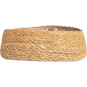 Obal na květináč Proutěná miska na květináč, rozměr 23 x 9 cm, přírodní