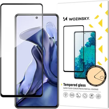 Wozinsky 3D ochranné tvrzené sklo pro Xiaomi Mi 11T/Mi 11T Pro černé