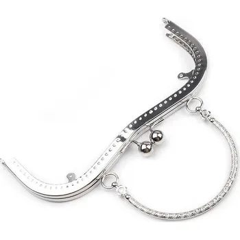 Rámeček na výrobu kabelky našívací, barva 2 nikl