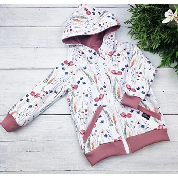 Dívčí mikina Kulišárny Mikina zipper POPPY VELIKOST: 74