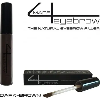 Oční stíny MADE4BEAUTY Minerální stíny na obočí Dark Brown, 3,5g