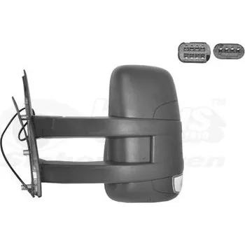 Auto zrcátko Vnější zpětné zrcátko VAN WEZEL 2815817