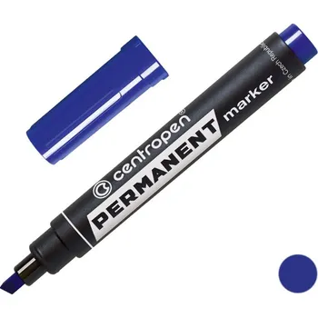 Modrý silný lihový fix Centropen 8576 klín hrot
