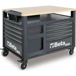 VOZÍK NA NÁŘADÍ SUPERTANK S DŘEVĚNOU PRACOVNÍ DESKOU A 10 ZÁSUVKAMI, ANTRACITOVĚ ŠEDÝ, 2800/RSC28-A (VOZÍK NA NÁŘADÍ SUPERTANK S DŘEVĚNOU PRACOVNÍ DESKOU A 10 ZÁSUVKAMI, ANTRACITOVĚ ŠEDÝ, 2800/RSC28-A)