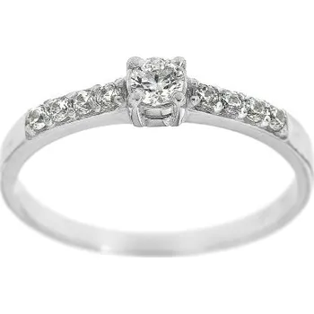 Prsten Zlatnictví U Kostela Dámský prsten z bílého zlata 1321b 54 3354-21052308