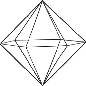 Ginger Ray Dekorace závěsná kovová Geometric černá 30 cm 1 ks