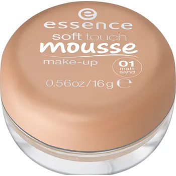 Make-up Essence Soft Touch Mousse pěnový make-up 16 g, 01 Matt Sand