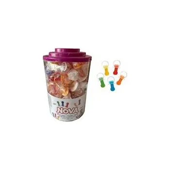 Bonbon NOVA CANDY Lízátko dudlík v plastové dóze 6g