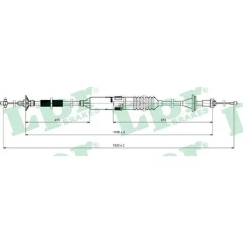 Spojka Tazne lanko, ovladani spojky, , 6025171256, LPR, C0197C