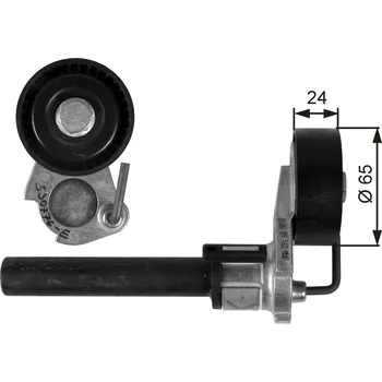 Napínák, žebrovaný klínový řemen GATES T39087