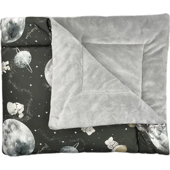 přikrývka Mimilove Přikrývka nejen pro miminka Velvet Vesmír