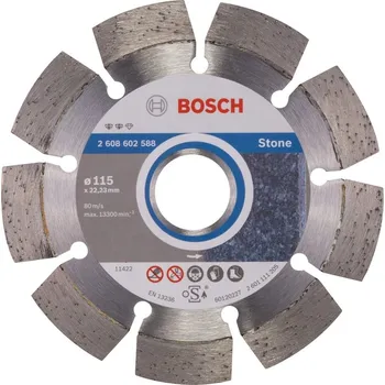 Řezný kotouč BOSCH 115x22,23mm DIA kotouč na rychlé řezání kámene Expert for Stone (2.2 mm)
