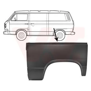 Karosérie Boční stěna VAN WEZEL 5870147