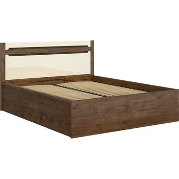 Postel RUSO postel LOZ/140/B, dub april/perleťový lesk