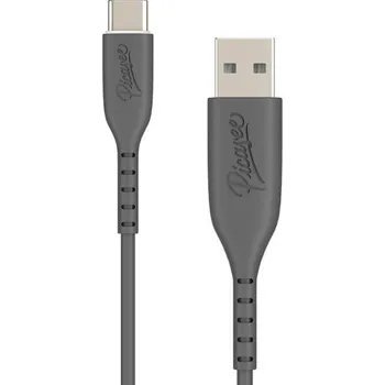 Picasee USB Kabel USB C - USB 2.0 - Černý