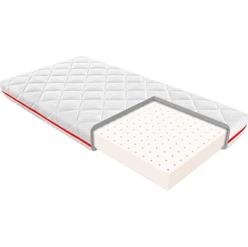 Matrace POLJANA - Dětská matrace FINI s latexem 120 x 60 cm, 10 cm H2,5