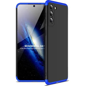 Pouzdro na mobilní telefon Beweare 360 oboustranný kryt na Samsung Galaxy S21 Ultra / S21 Ultra 5G - černo-modrý