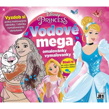 omalovánky Jiri Models Mega omalovánky vodové Disney Princezny