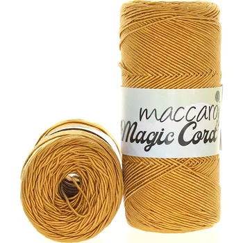 Příze Maccaroni Magic Cord hořčicová 408-01