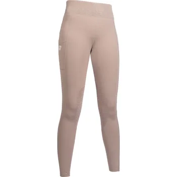 Jezdecké kalhoty HKM Legíny jezdecké Lavender Bay HKM, s gripem na kolenou, dámské, taupe 44-46