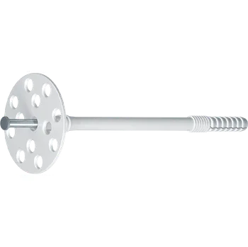 Hmoždinka Koelner Fasádní talířová hmoždinka KI-10M s natloukacím kovovým trnem Délka: 90 mm